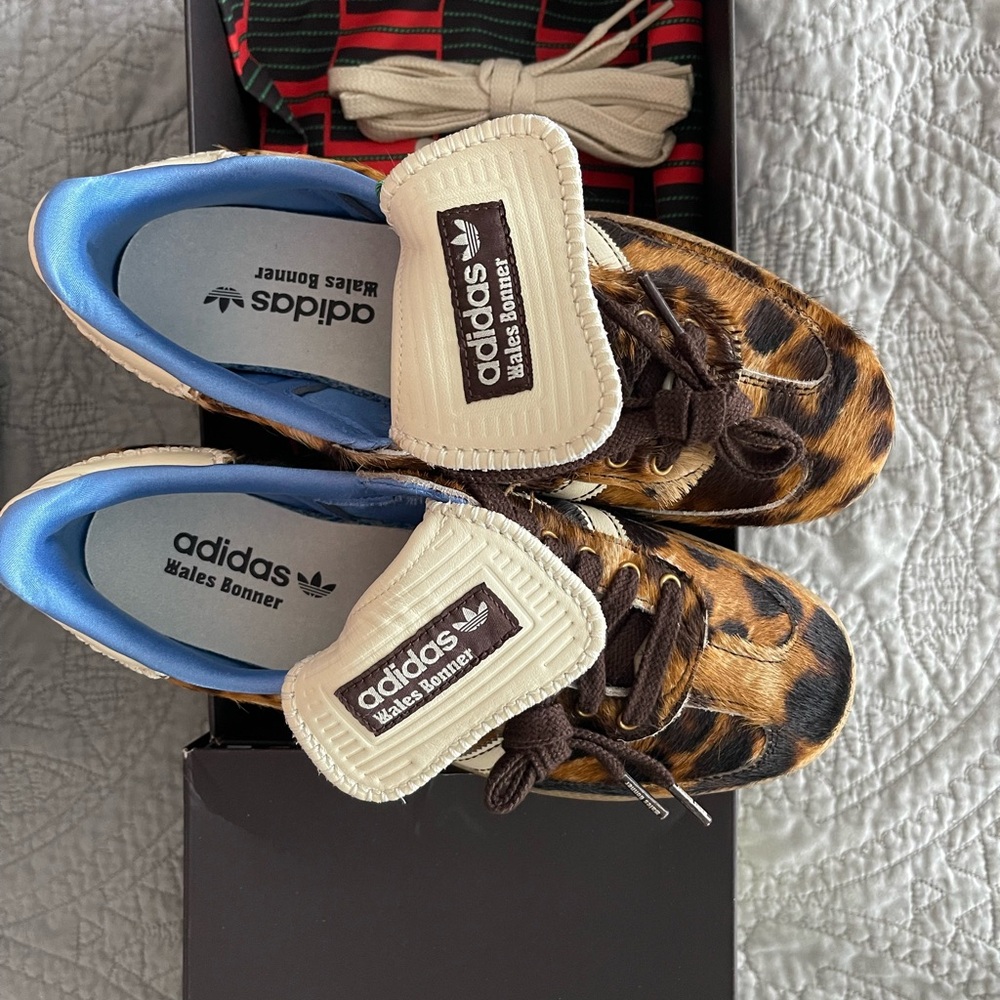 ADIDAS Wales Bonner X Adidas Originals- Samba Pony Wales Bonner Leopard - 8.0 W - Picture 1 of 2